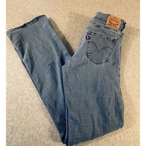 Levis 315 Shaping Bootcut Jeans Womens 27x32 Medium Wash Stretch